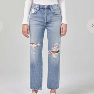 NWT citizens of humanity emery relaxed ripped women's jeans‎